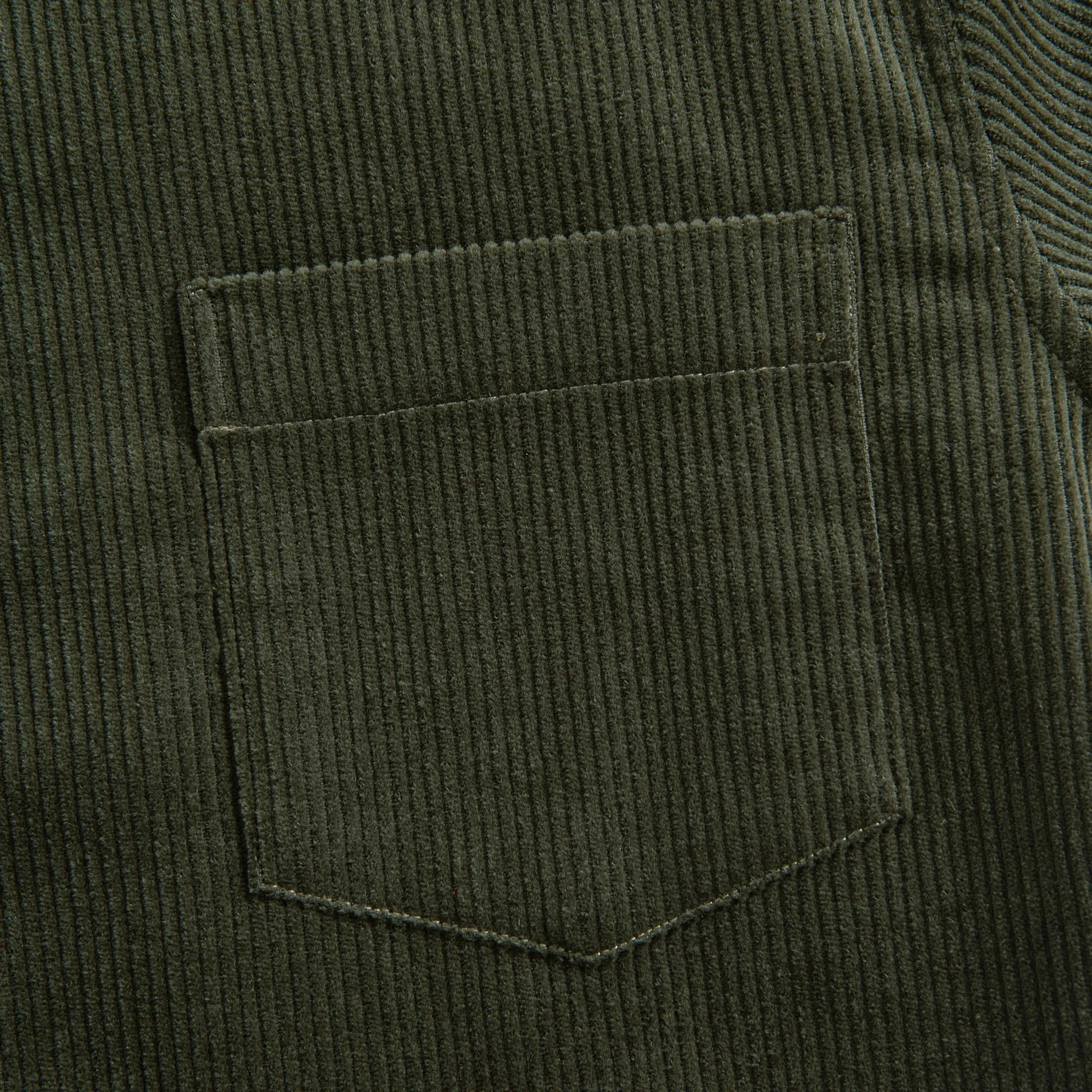 Army Green Utility Corduroy Shirt