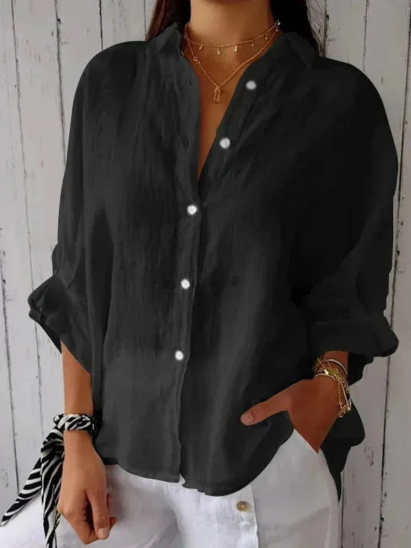 Bonnie  Relaxed Button-Up Shirt