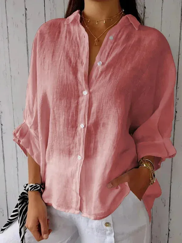 Bonnie  Relaxed Button-Up Shirt