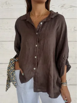 Bonnie  Relaxed Button-Up Shirt