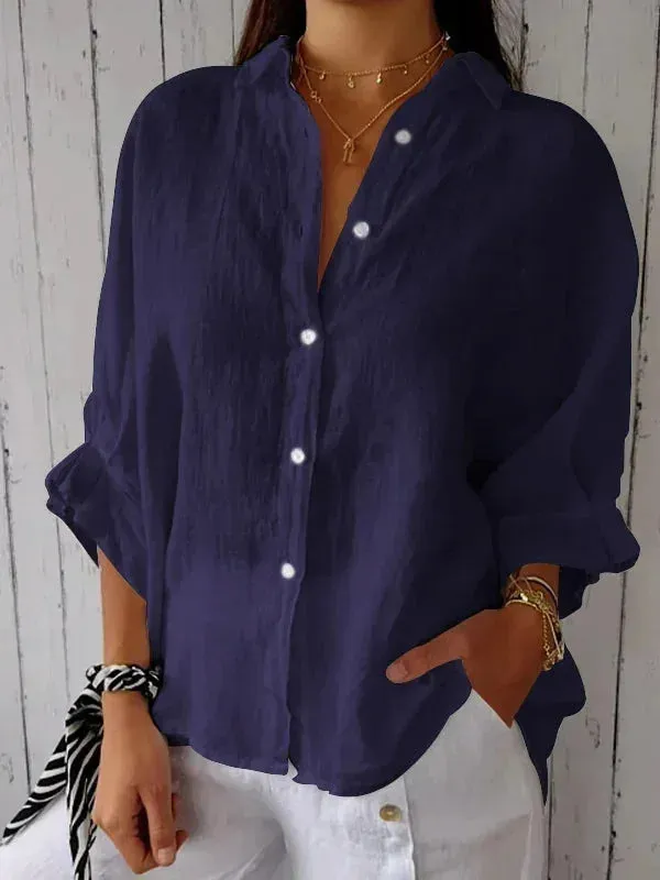 Bonnie  Relaxed Button-Up Shirt