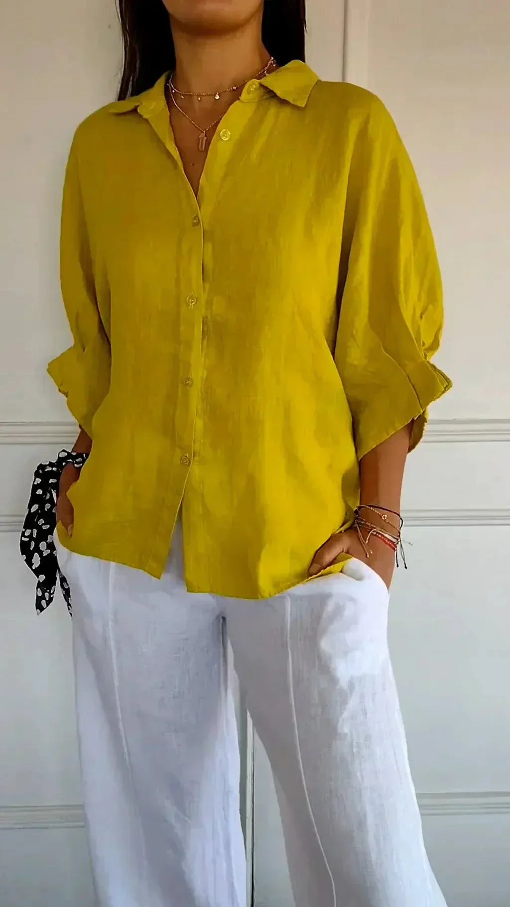 Bonnie  Relaxed Button-Up Shirt