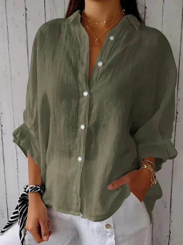 Bonnie  Relaxed Button-Up Shirt