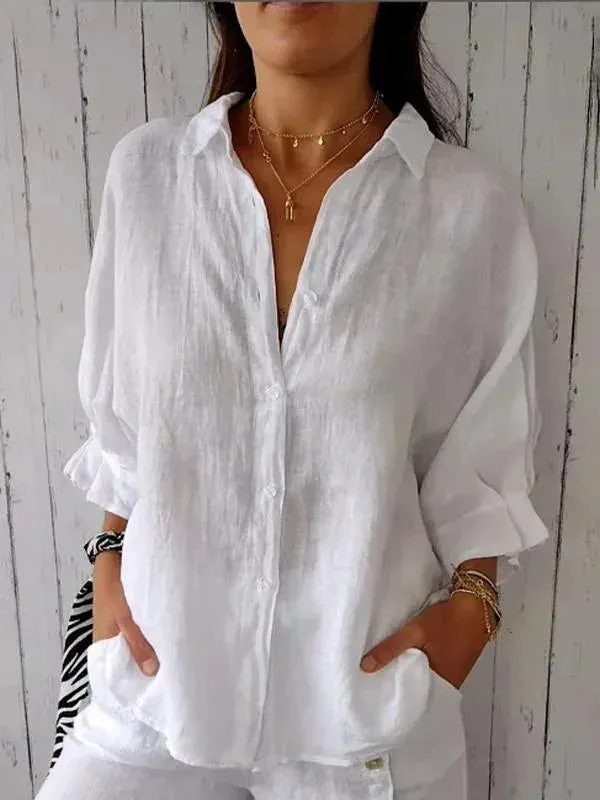 Bonnie  Relaxed Button-Up Shirt