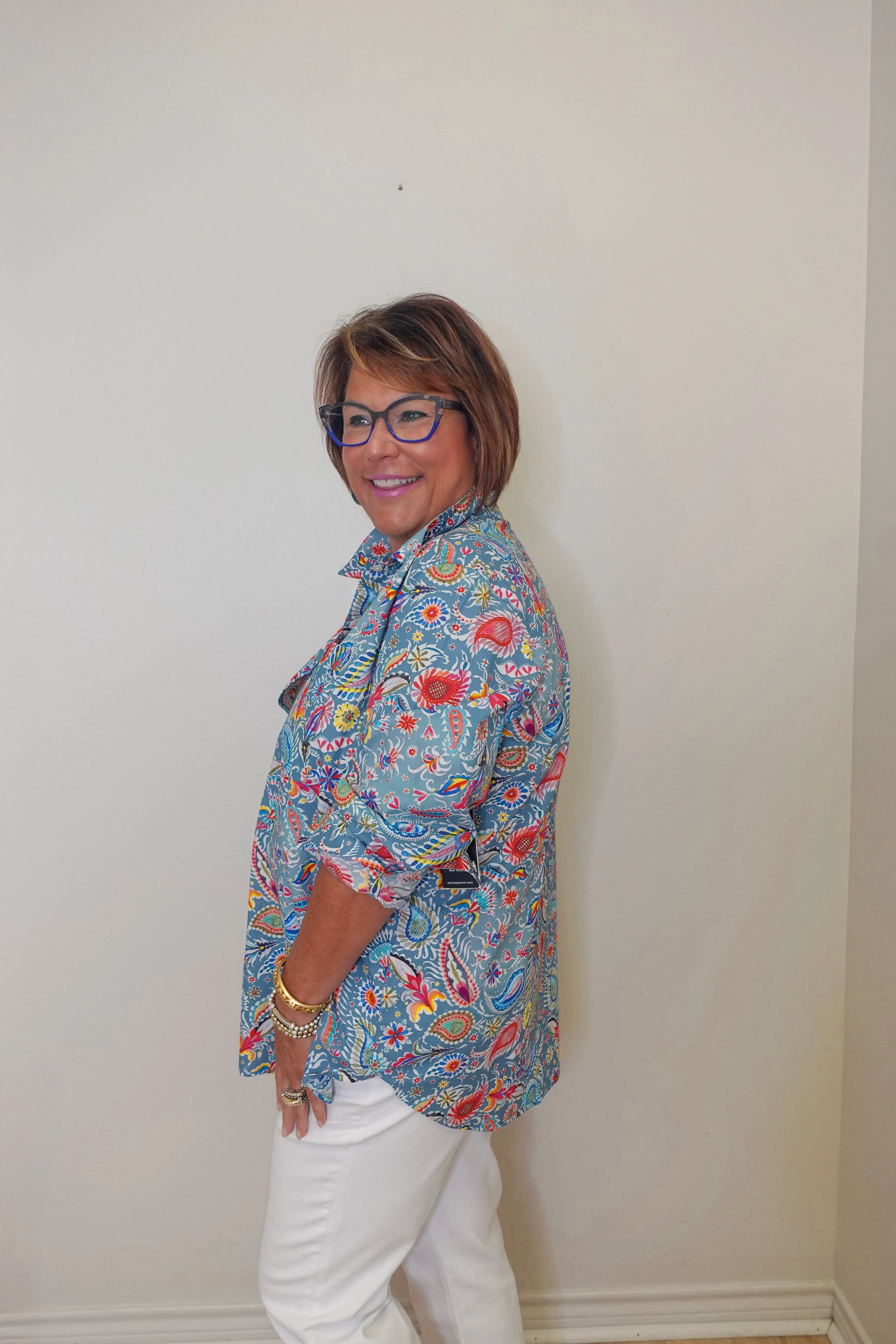 Boyfriend Button - Up Shirt