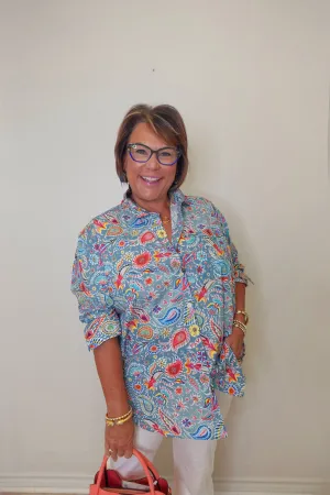 Boyfriend Button - Up Shirt