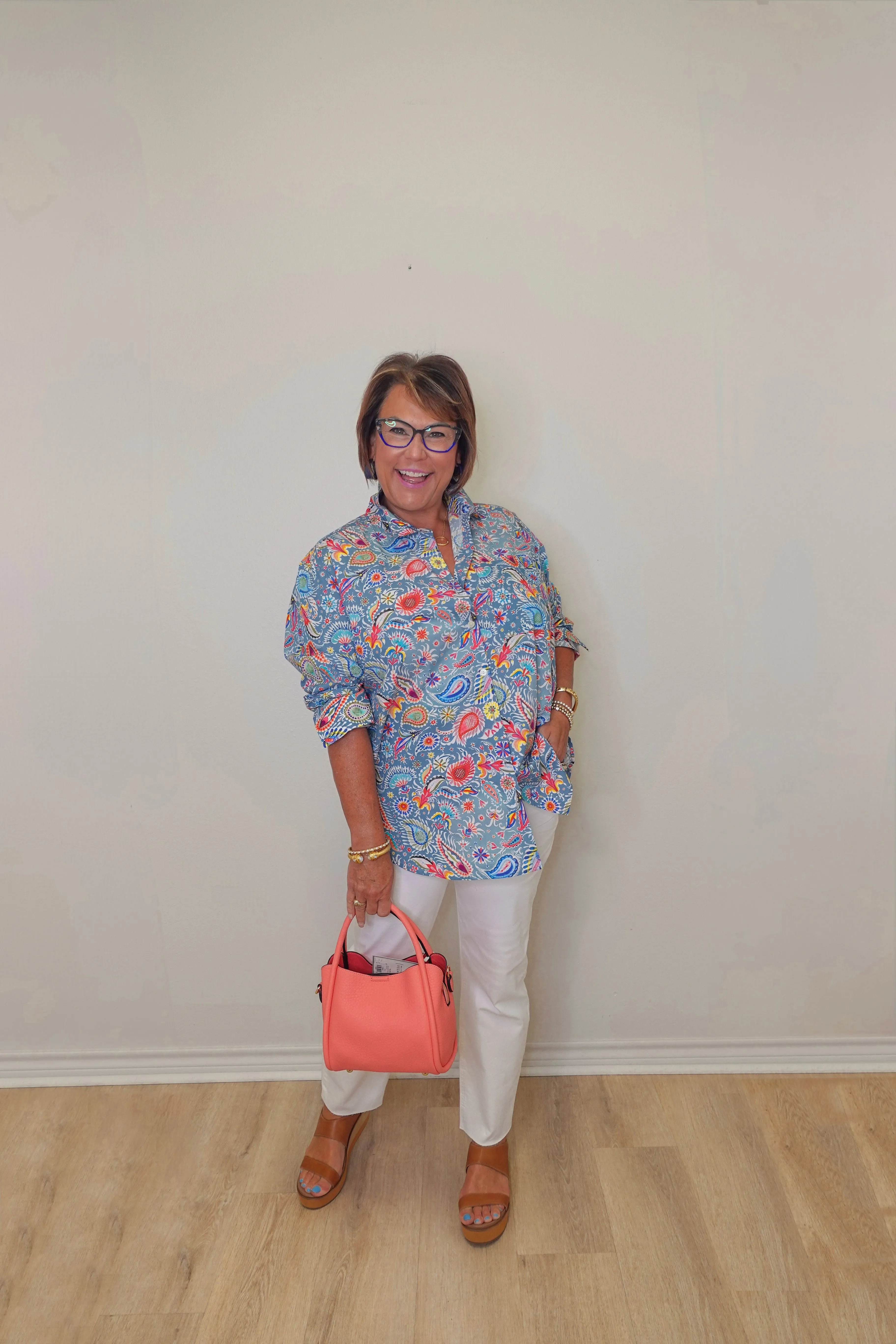 Boyfriend Button - Up Shirt
