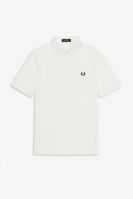 Button Down Polo (White)