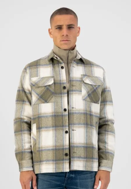 Dstrezzed Overshirt Jacket: Flannel Check - Fallen Rock