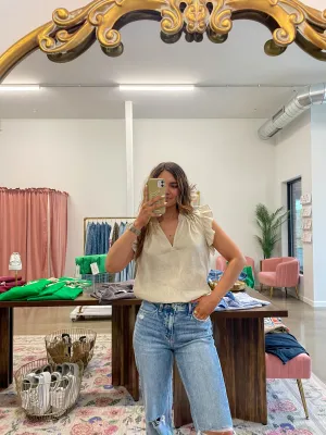 Heidi Linen Top