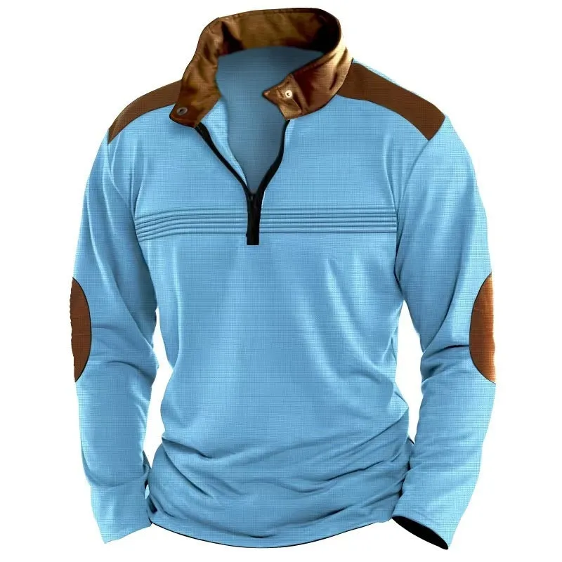 Long-sleeve Zipper Polo