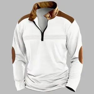 Long-sleeve Zipper Polo