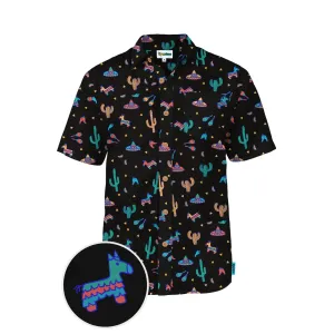Midnight Fiesta Men's Button Up Shirt