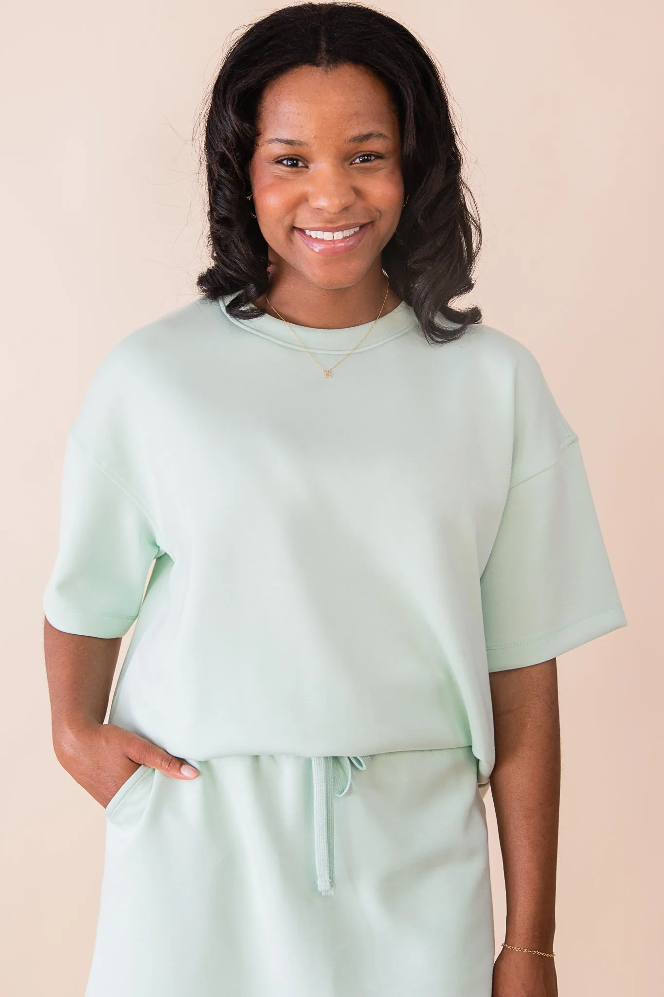 Modal Short Sleeve Top