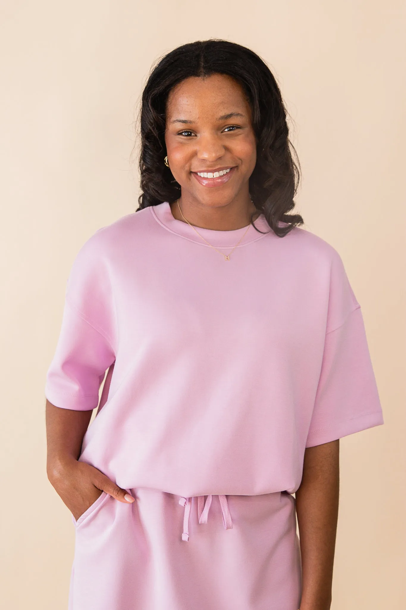 Modal Short Sleeve Top