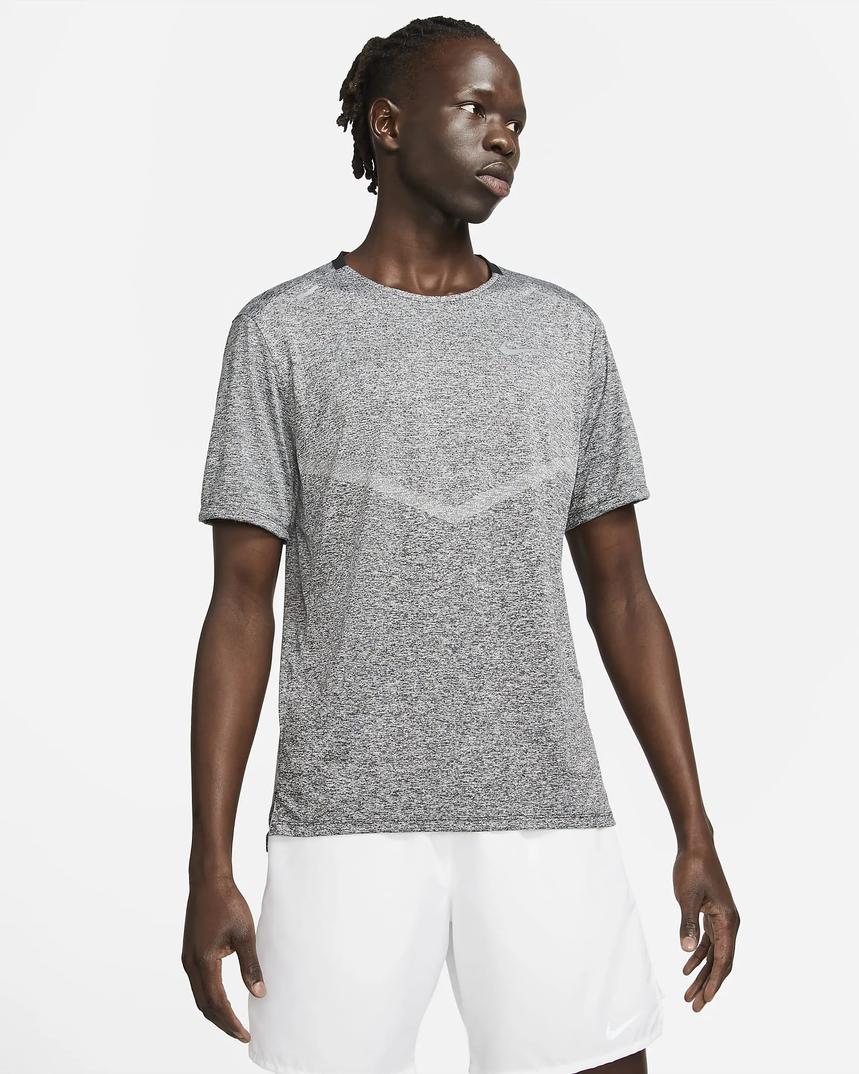 Nike Dri-fit Rise 365 Short-Sleeve Running Top - Men's