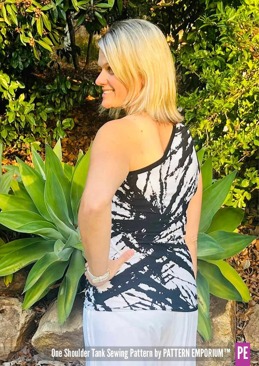 One Shoulder Tank | Stretch Sewing Pattern