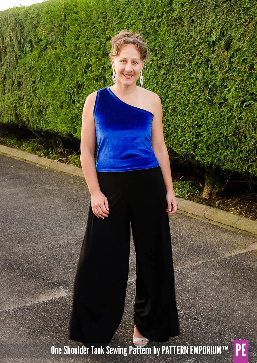One Shoulder Tank | Stretch Sewing Pattern