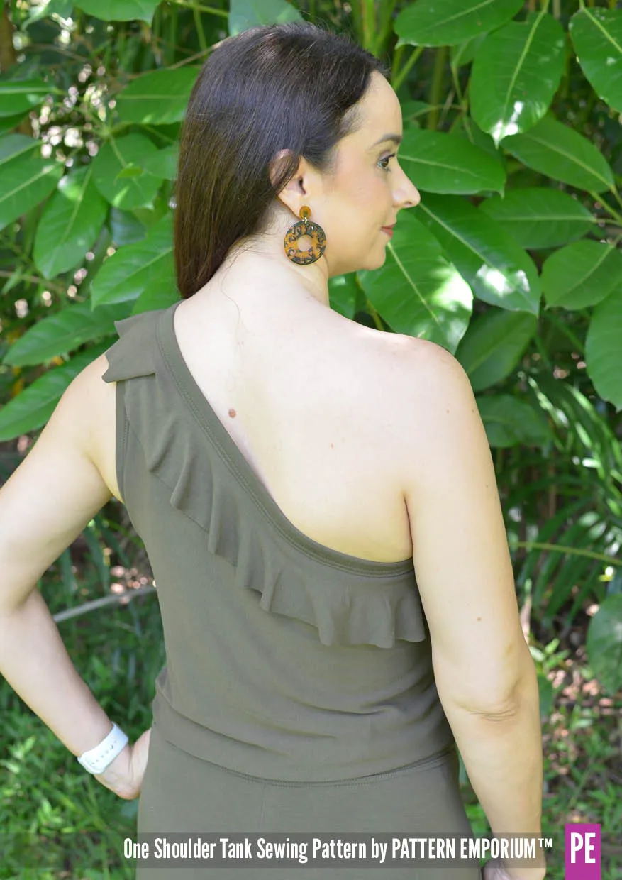 One Shoulder Tank | Stretch Sewing Pattern