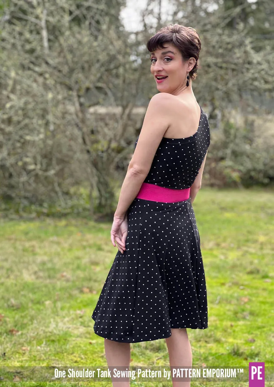One Shoulder Tank | Stretch Sewing Pattern