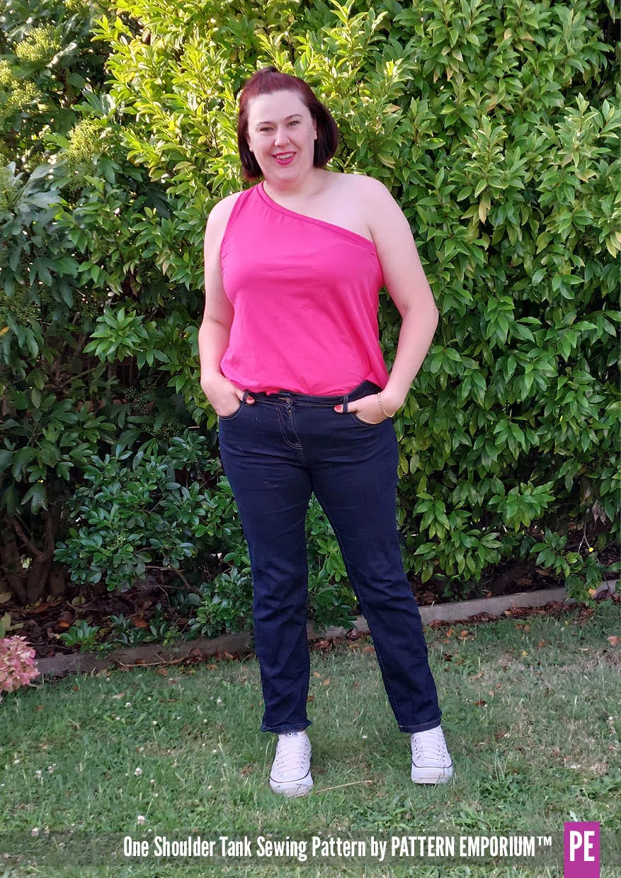 One Shoulder Tank | Stretch Sewing Pattern