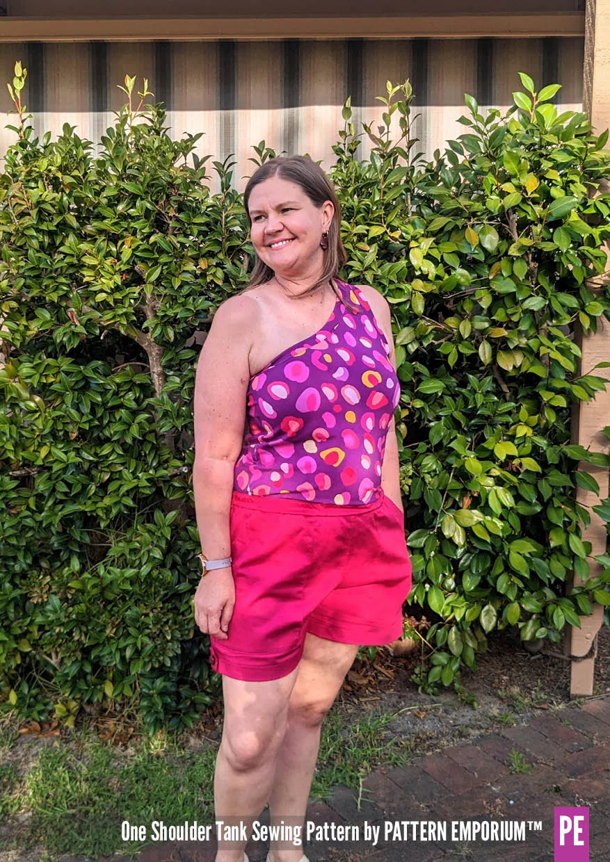 One Shoulder Tank | Stretch Sewing Pattern
