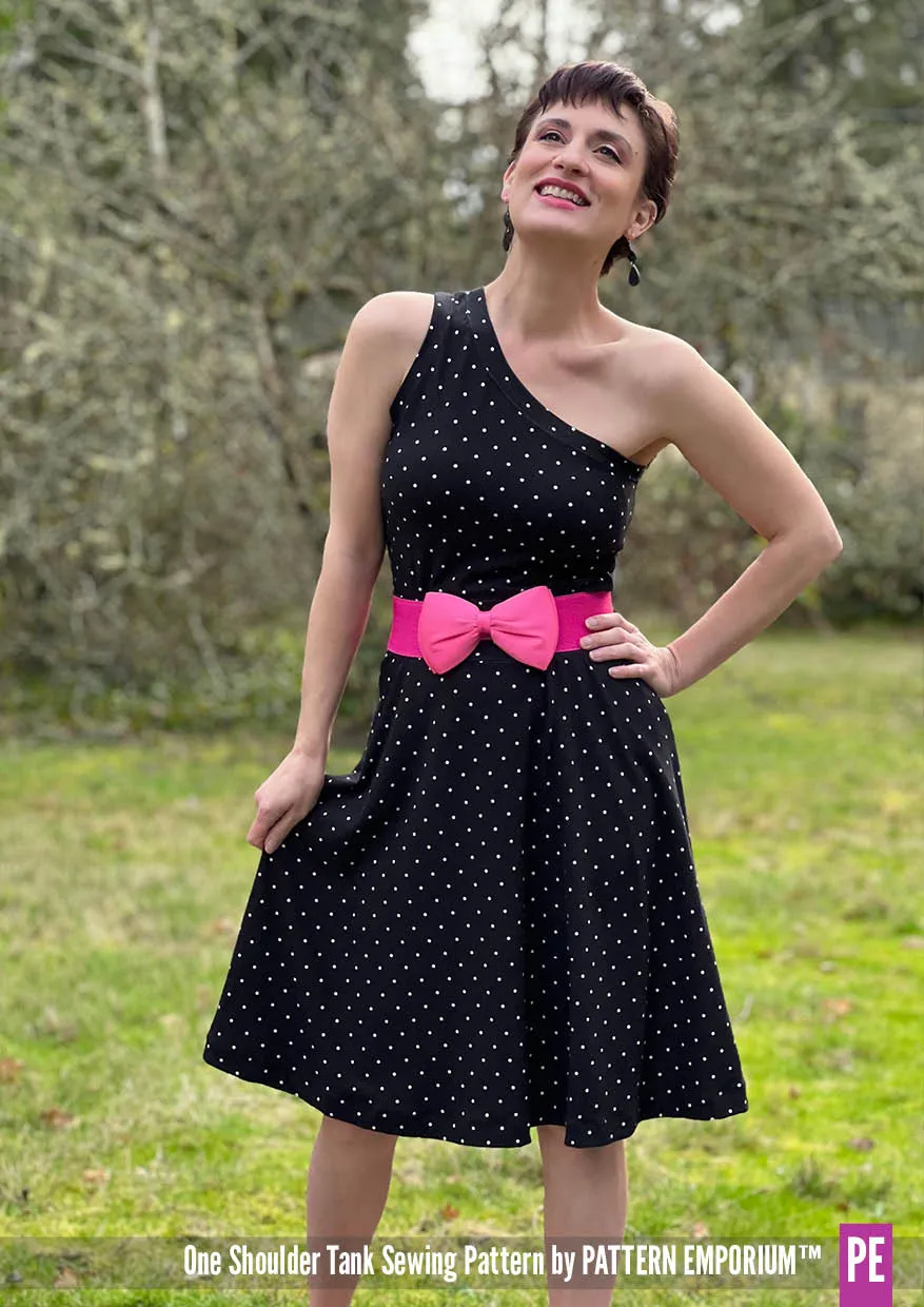 One Shoulder Tank | Stretch Sewing Pattern