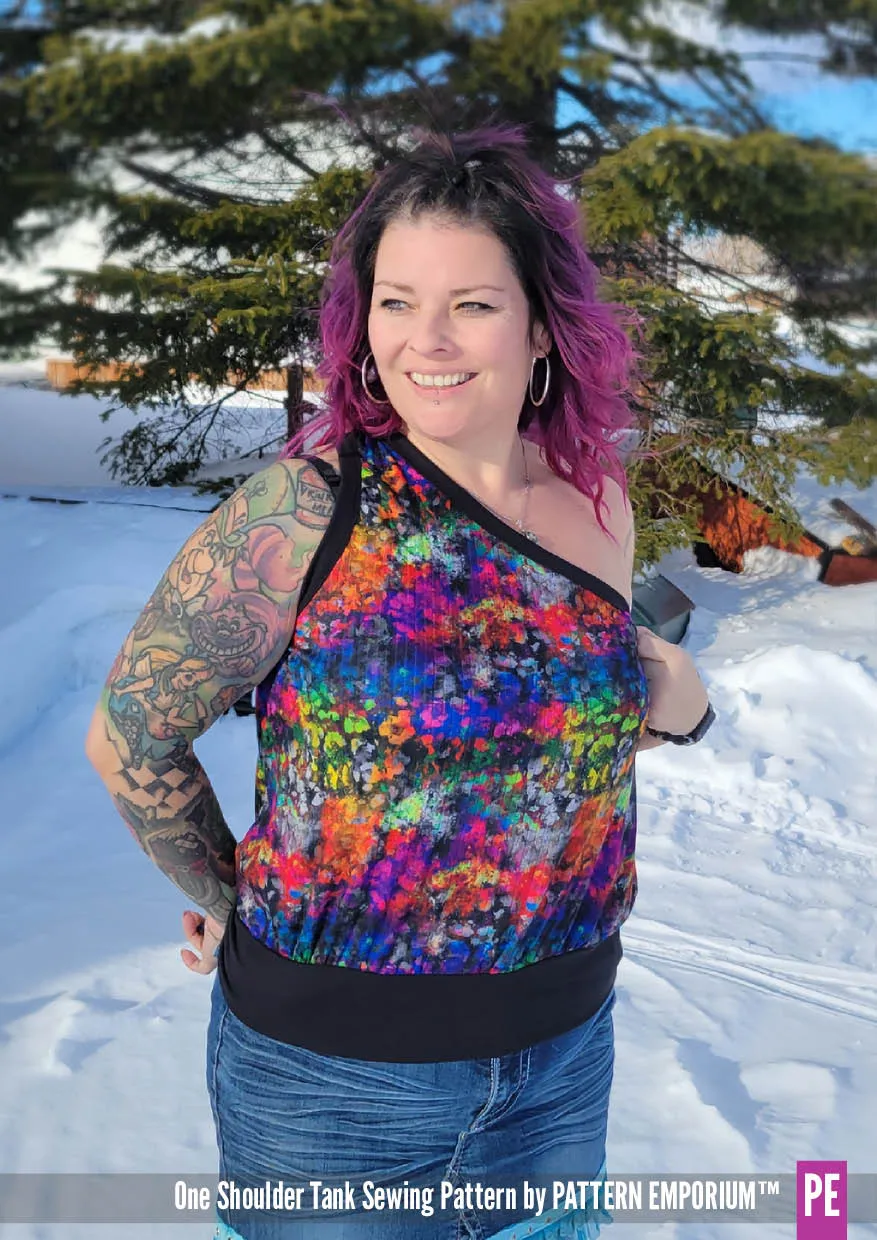 One Shoulder Tank | Stretch Sewing Pattern