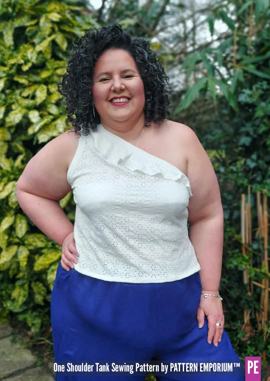 One Shoulder Tank | Stretch Sewing Pattern
