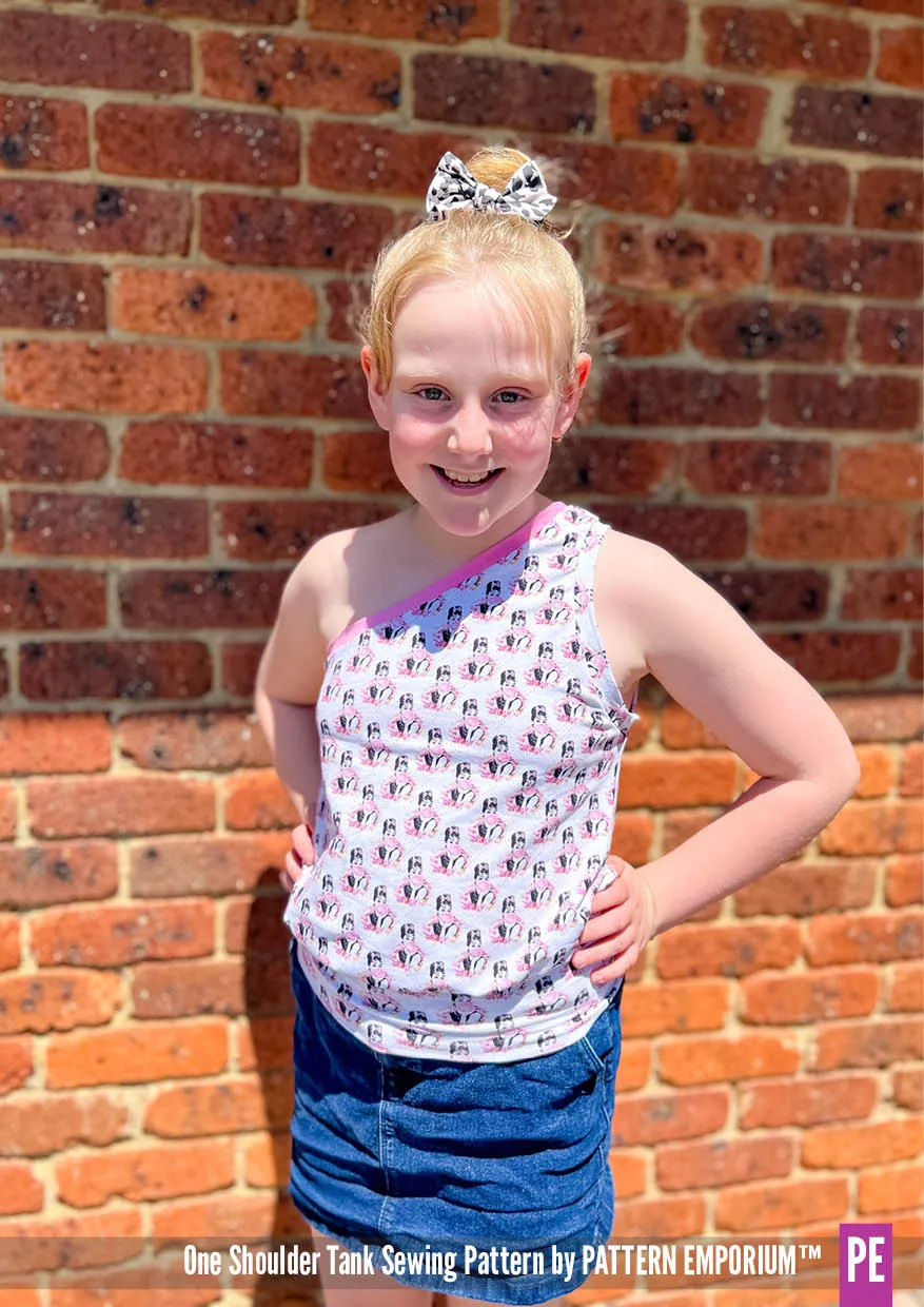 One Shoulder Tank | Stretch Sewing Pattern