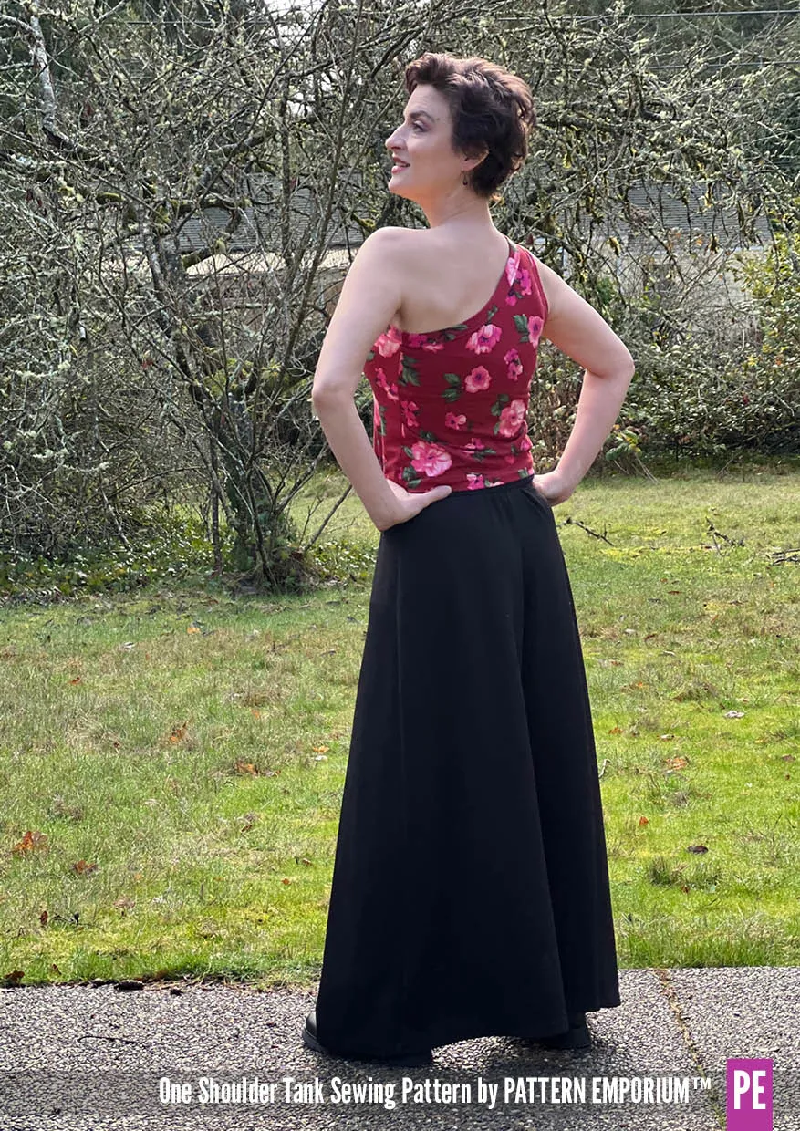 One Shoulder Tank | Stretch Sewing Pattern