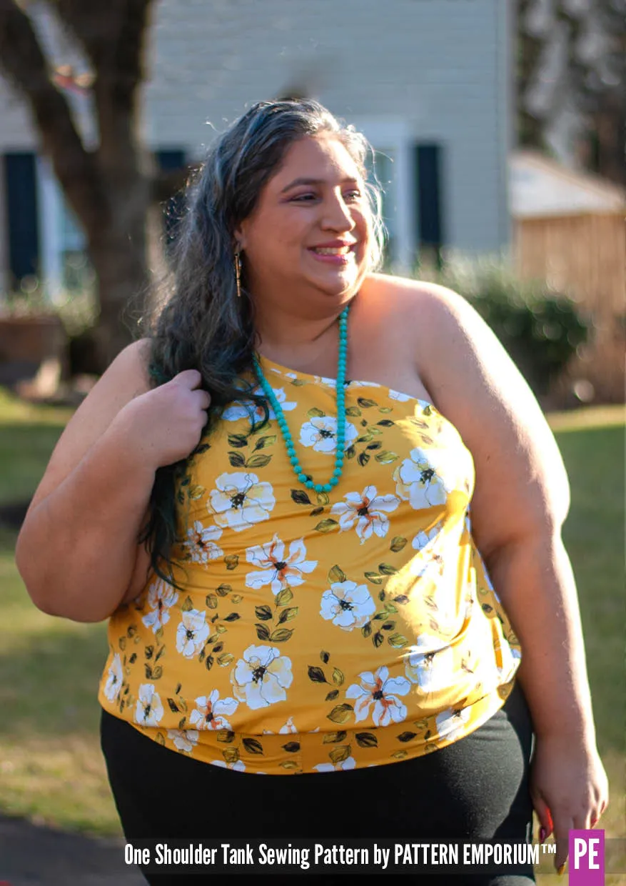 One Shoulder Tank | Stretch Sewing Pattern