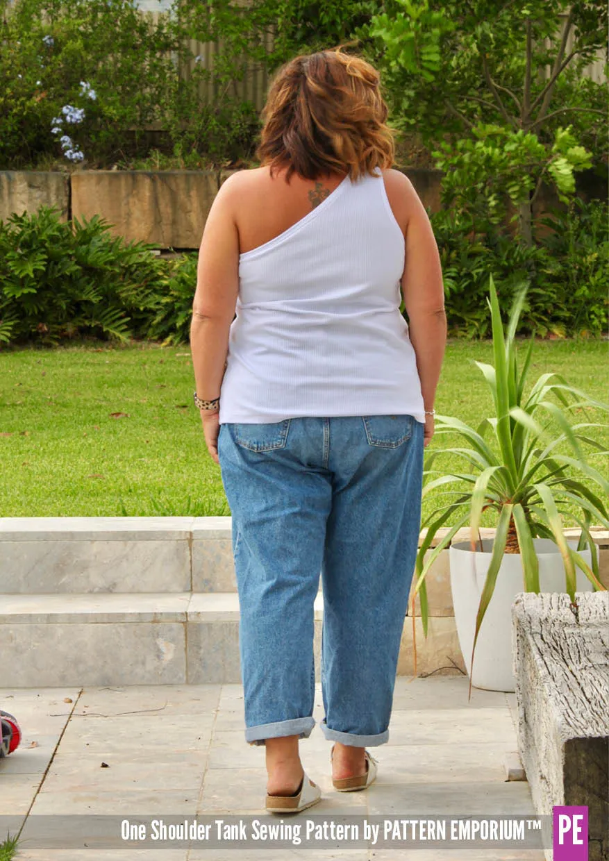 One Shoulder Tank | Stretch Sewing Pattern