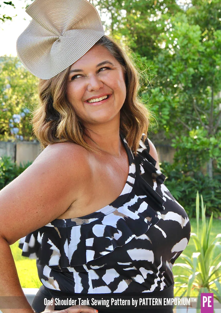 One Shoulder Tank | Stretch Sewing Pattern