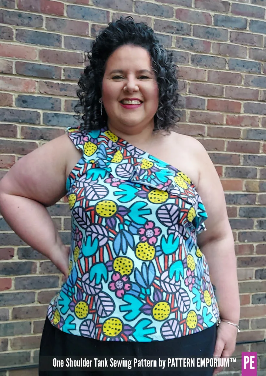 One Shoulder Tank | Stretch Sewing Pattern