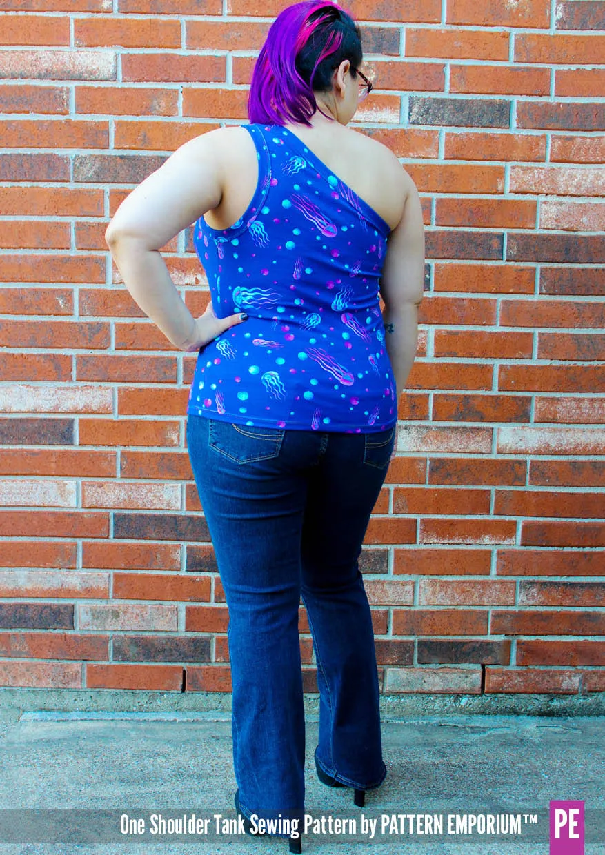 One Shoulder Tank | Stretch Sewing Pattern
