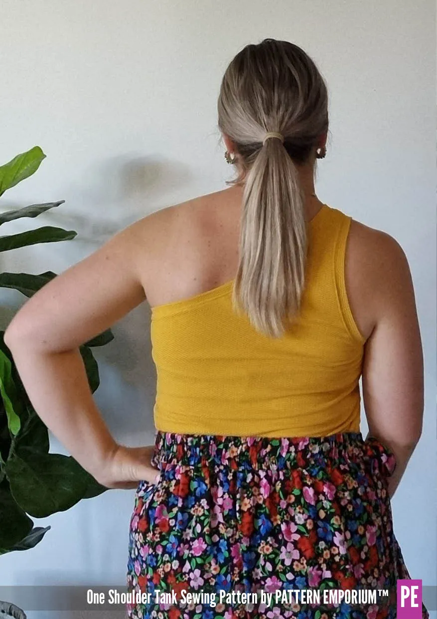 One Shoulder Tank | Stretch Sewing Pattern