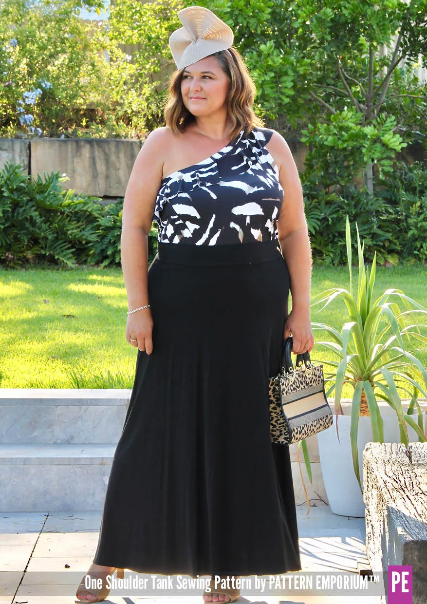 One Shoulder Tank | Stretch Sewing Pattern