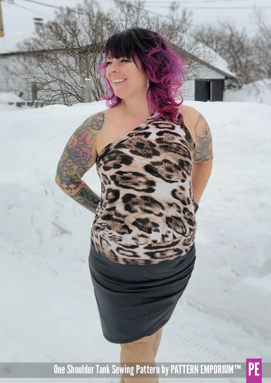 One Shoulder Tank | Stretch Sewing Pattern