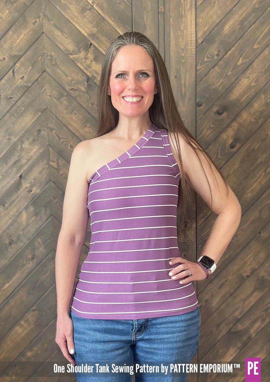 One Shoulder Tank | Stretch Sewing Pattern