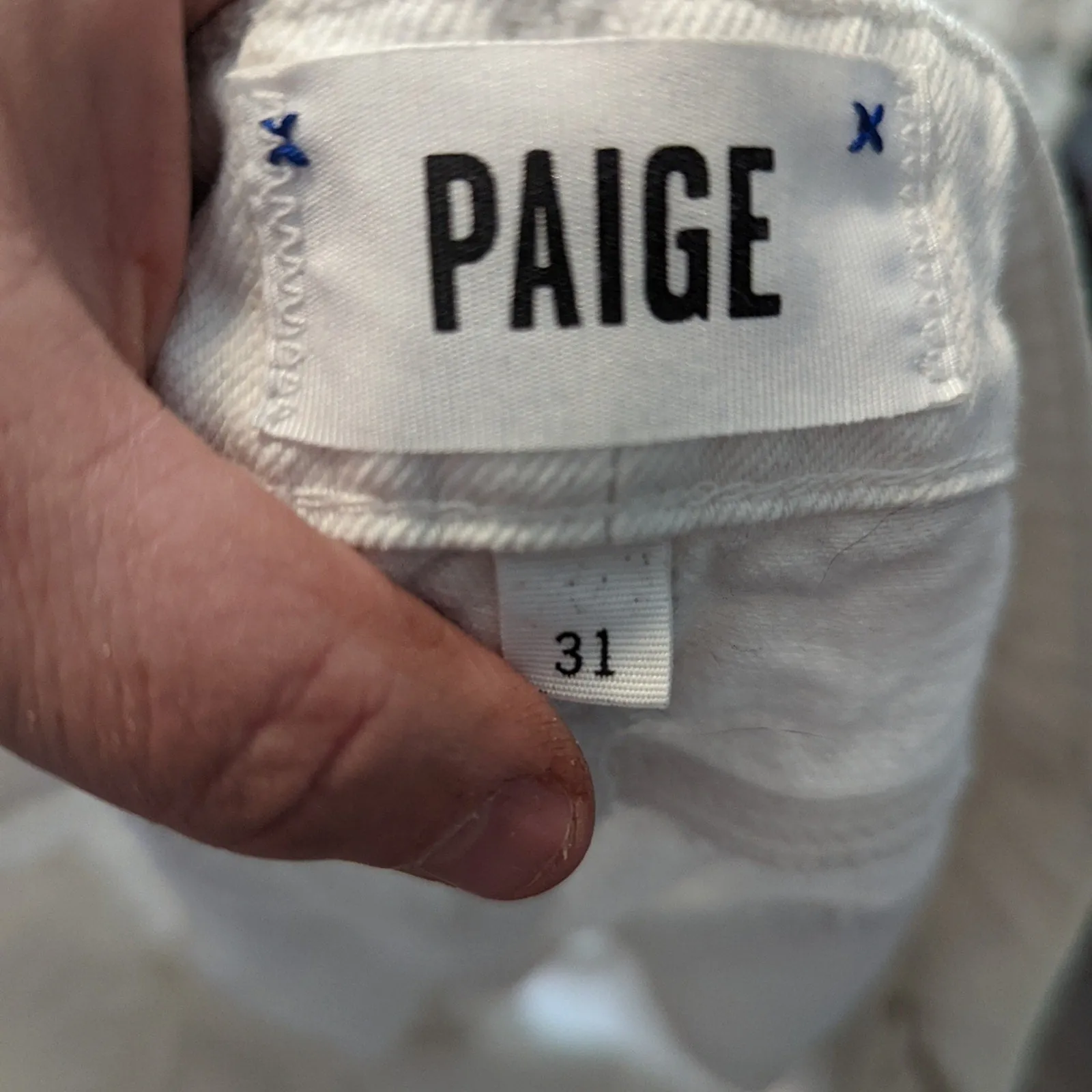 Paige Jimmy Jimmy Shorts- Crisp White 31