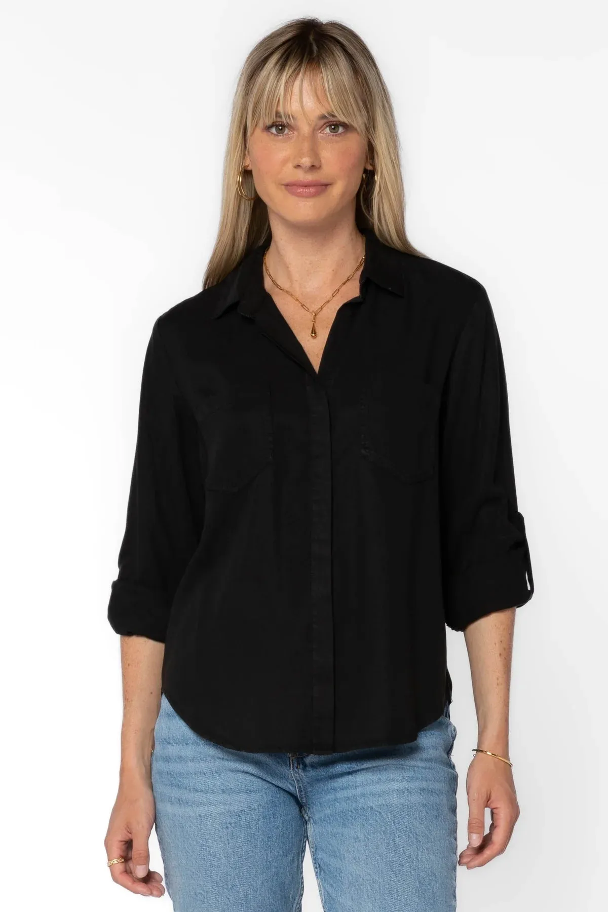 Riley Toll Tab Sleeve Top