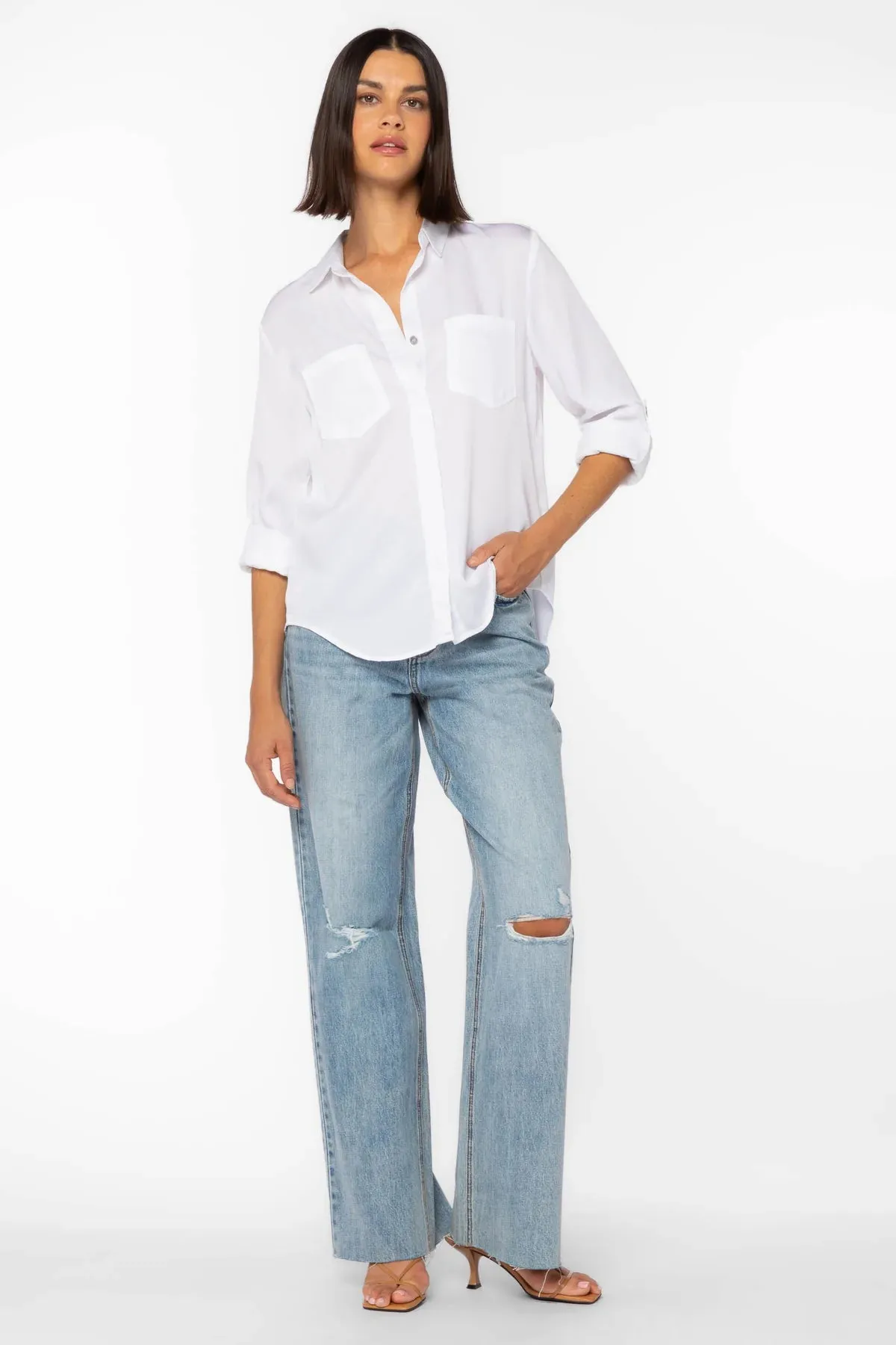 Riley Toll Tab Sleeve Top