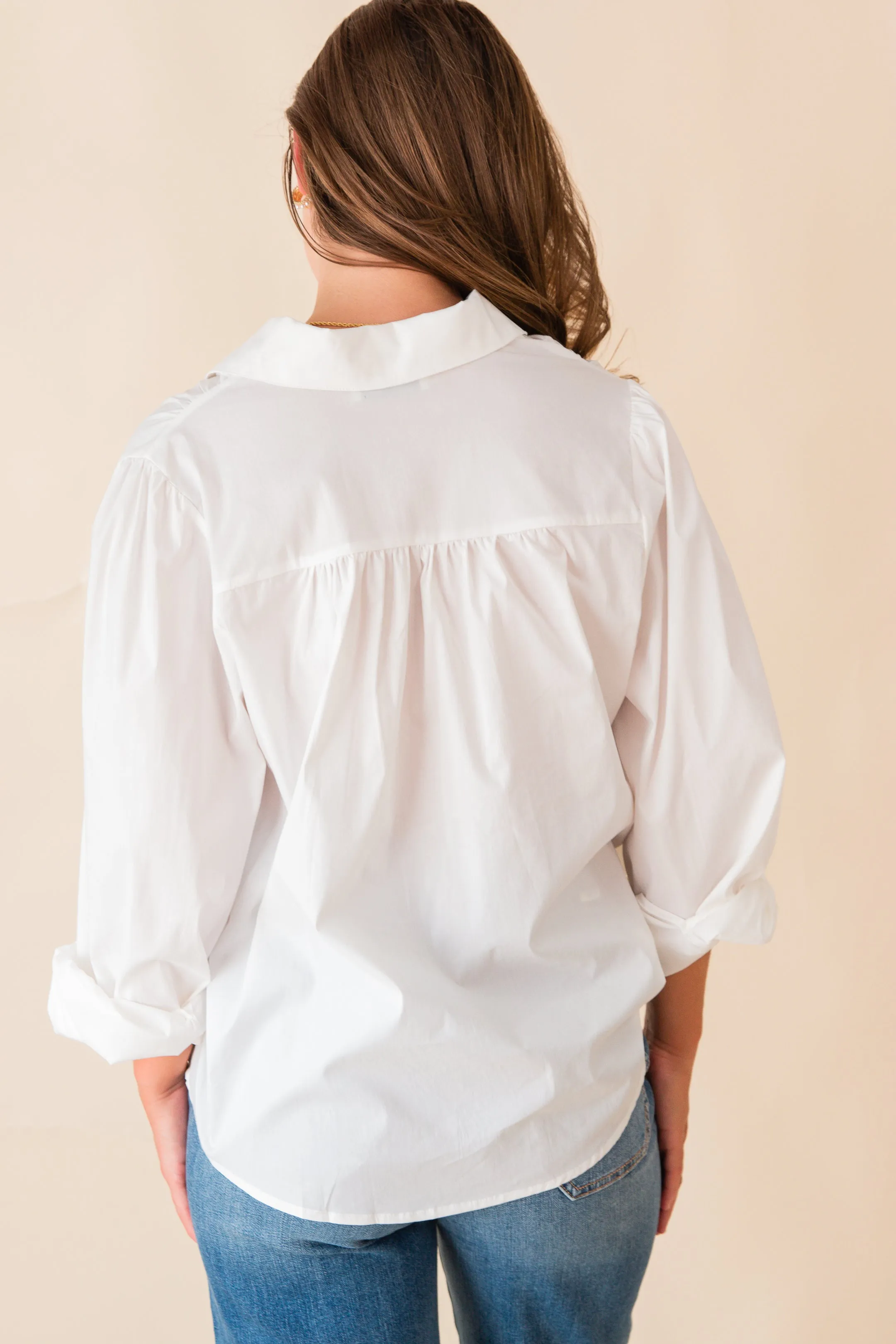 Shades On Button Up Shirt