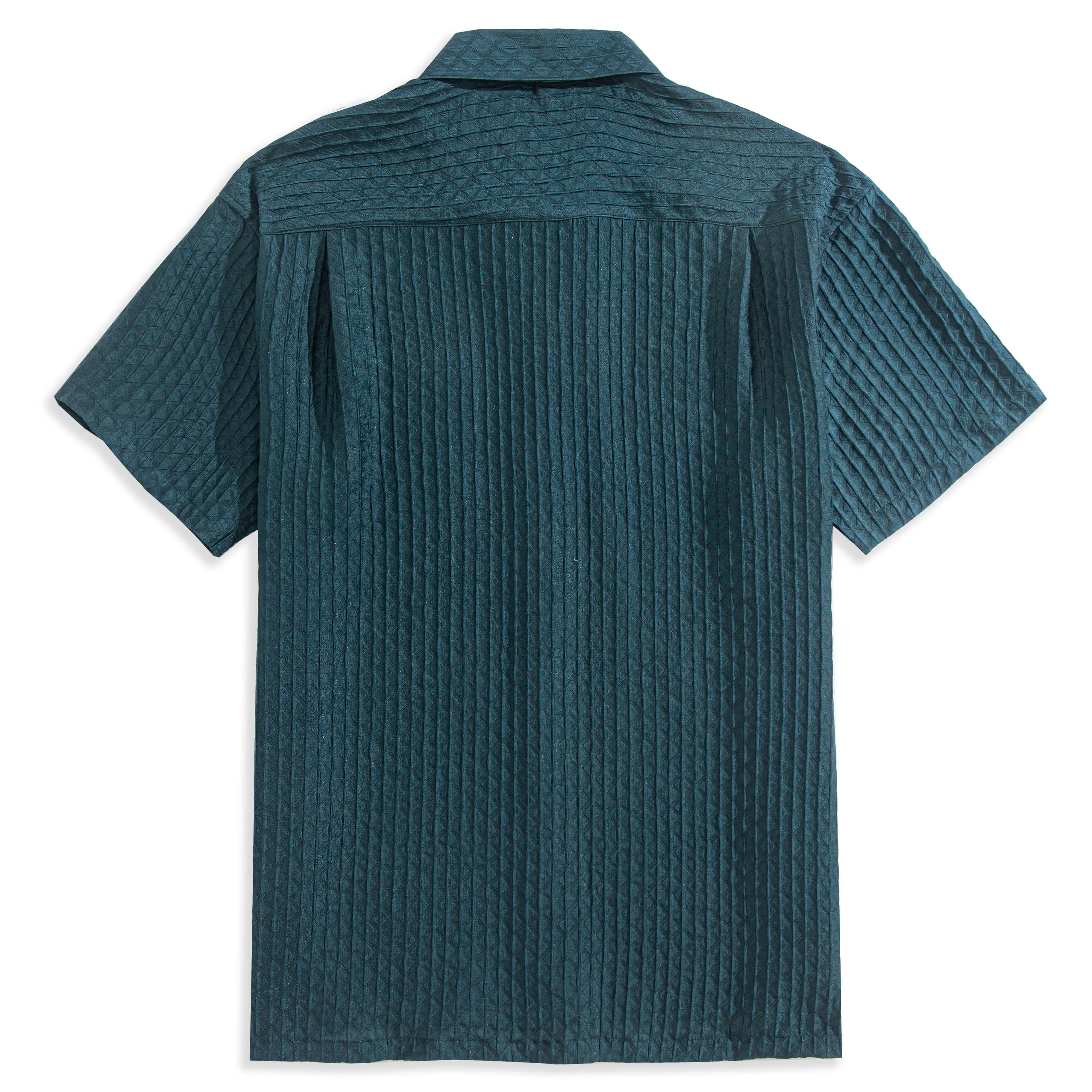 Shadow-Stripe Diamond Textured Shirt