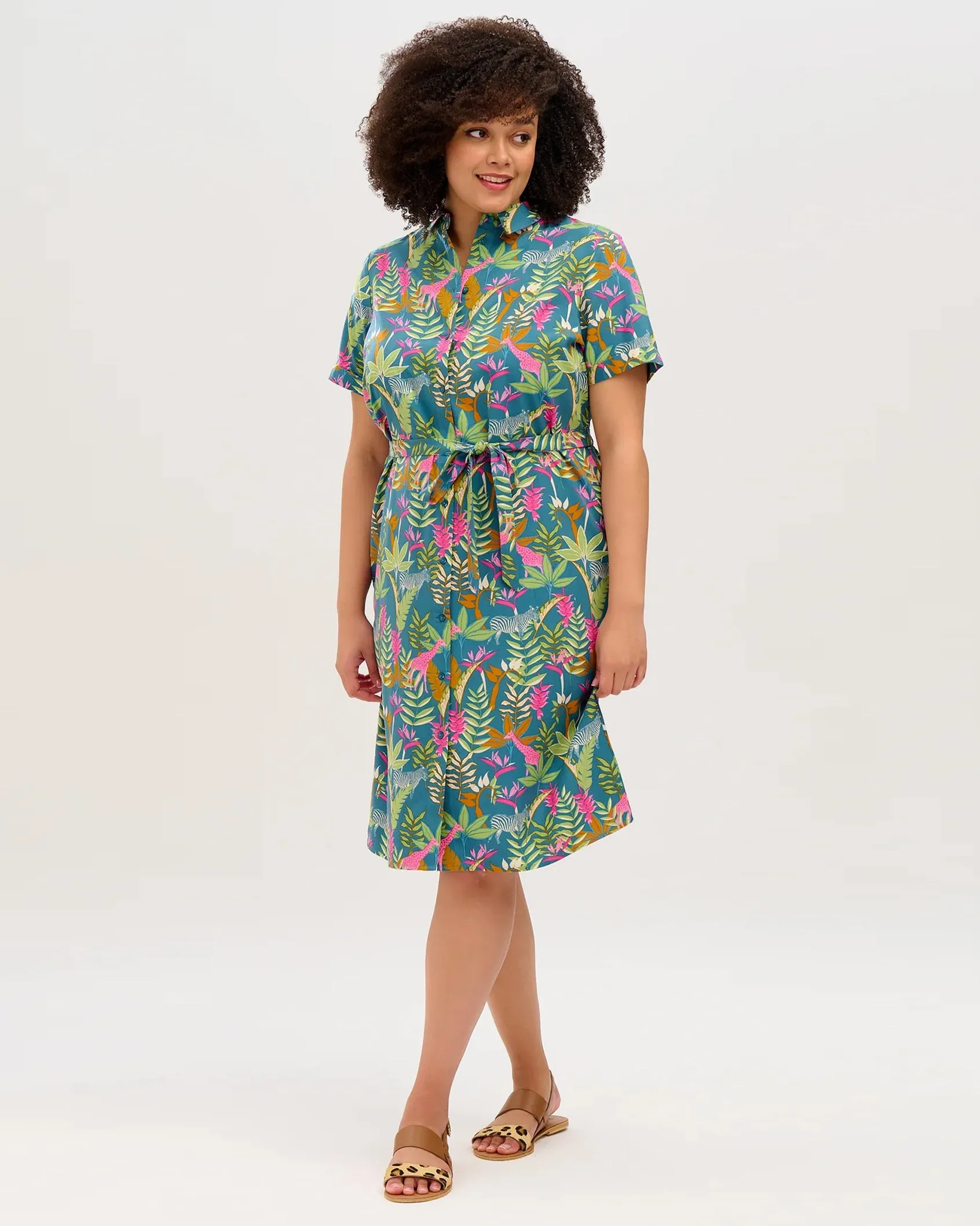Sugarhill Brighton Justine Paradise Jungle Dress