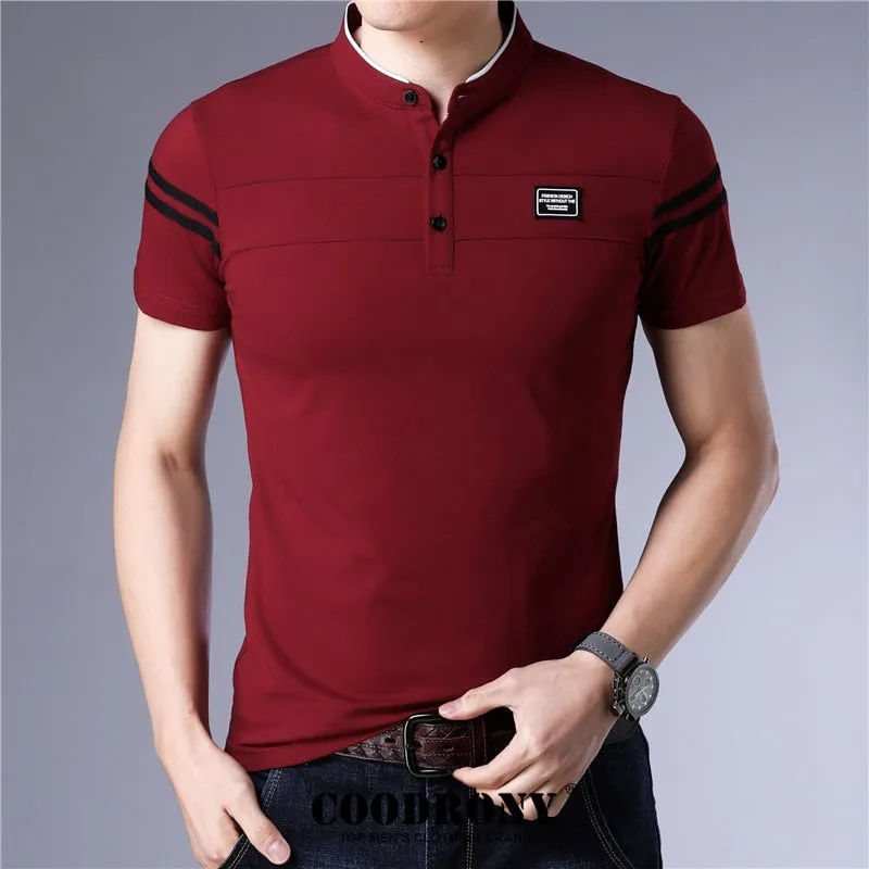West Louis Brand Summer Short Sleeve Cotton T Shirt