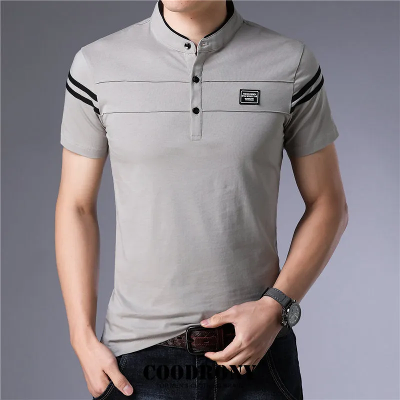 West Louis Brand Summer Short Sleeve Cotton T Shirt