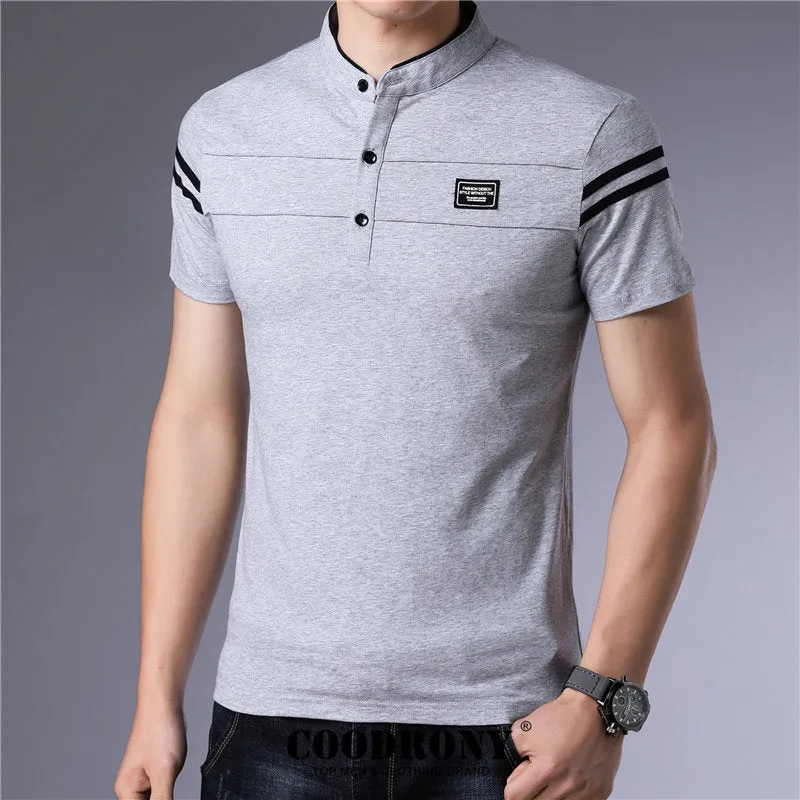 West Louis Brand Summer Short Sleeve Cotton T Shirt